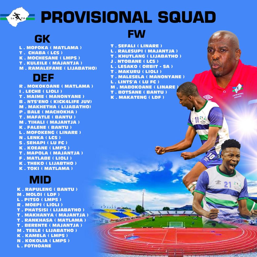 Mafoso Names New-Look 45-Man Provisional Squad for COSAFA Cup